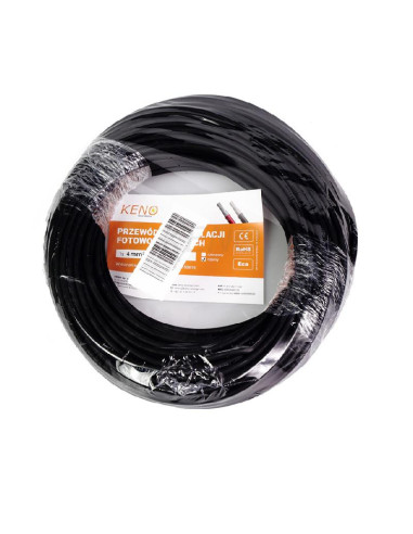 Przewod KENO 4mm czarny 50m