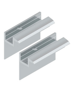 Laikiklis modulio galinis-aliuminis, modulio aukštis 30mm