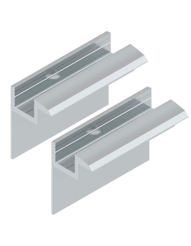 Laikiklis modulio galinis-aliuminis, modulio aukštis 30mm
