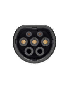 Elektromobilio spiralinis įkrovimo kabelis Type 2 į Type 2 32 A 1 fazė 8m 2